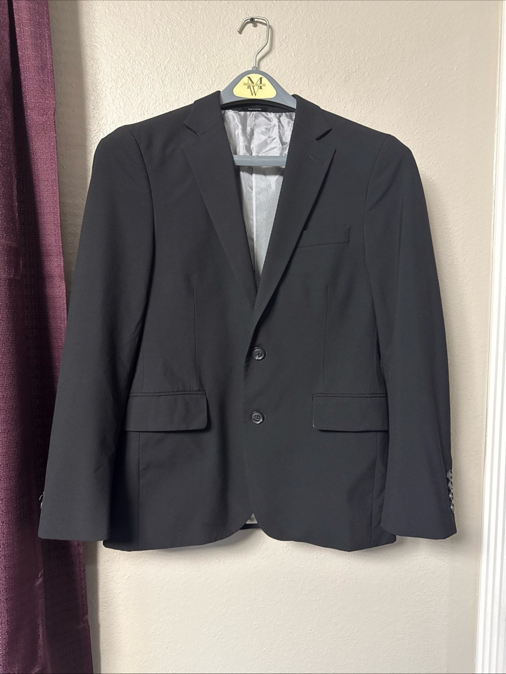 J. Ferrar Men’s Black Suit Jacket Size 36S